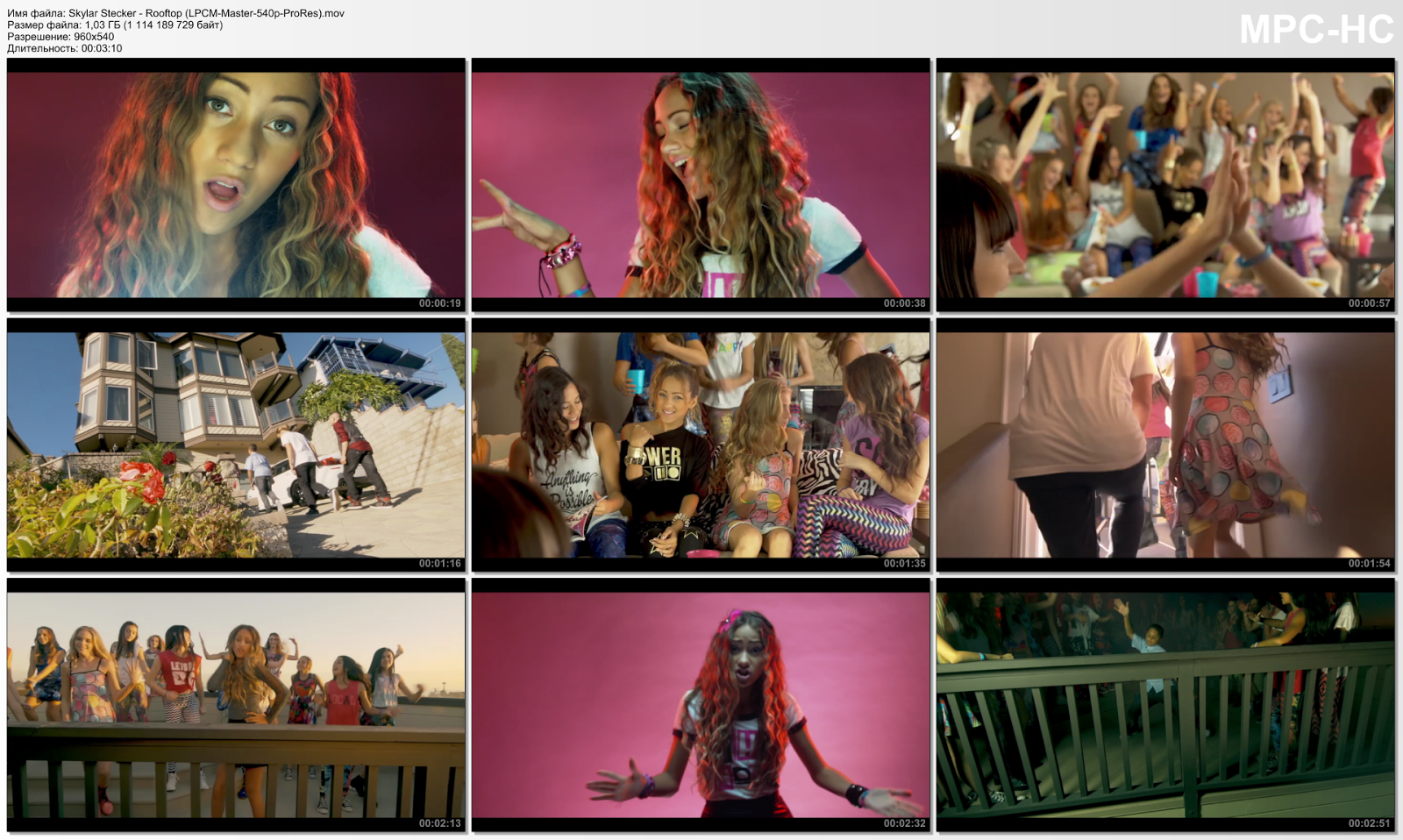 High Definition Music Video Skylar Stecker Rooftop (LPCMMaster540p